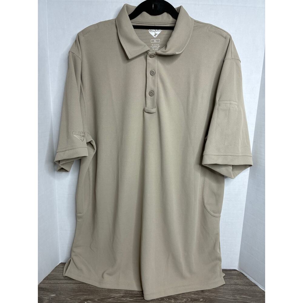 Condor Men's Outdoor-Performance Tactical Polo XL Tan Shirt